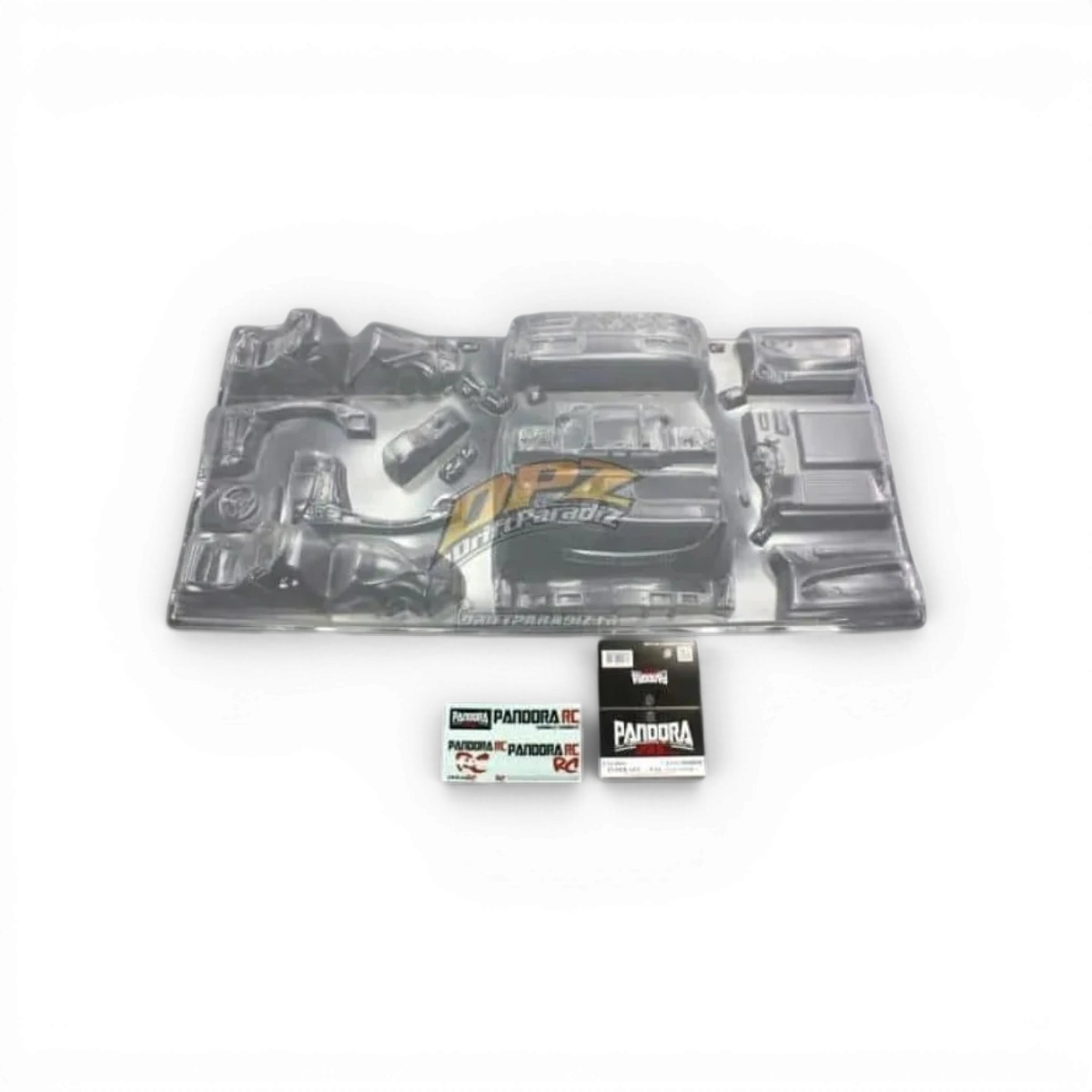 Kit intérieur et châssis apparent pour PS13, carrosserie Pandora RC, en plastique noir pour voiture RC drift.