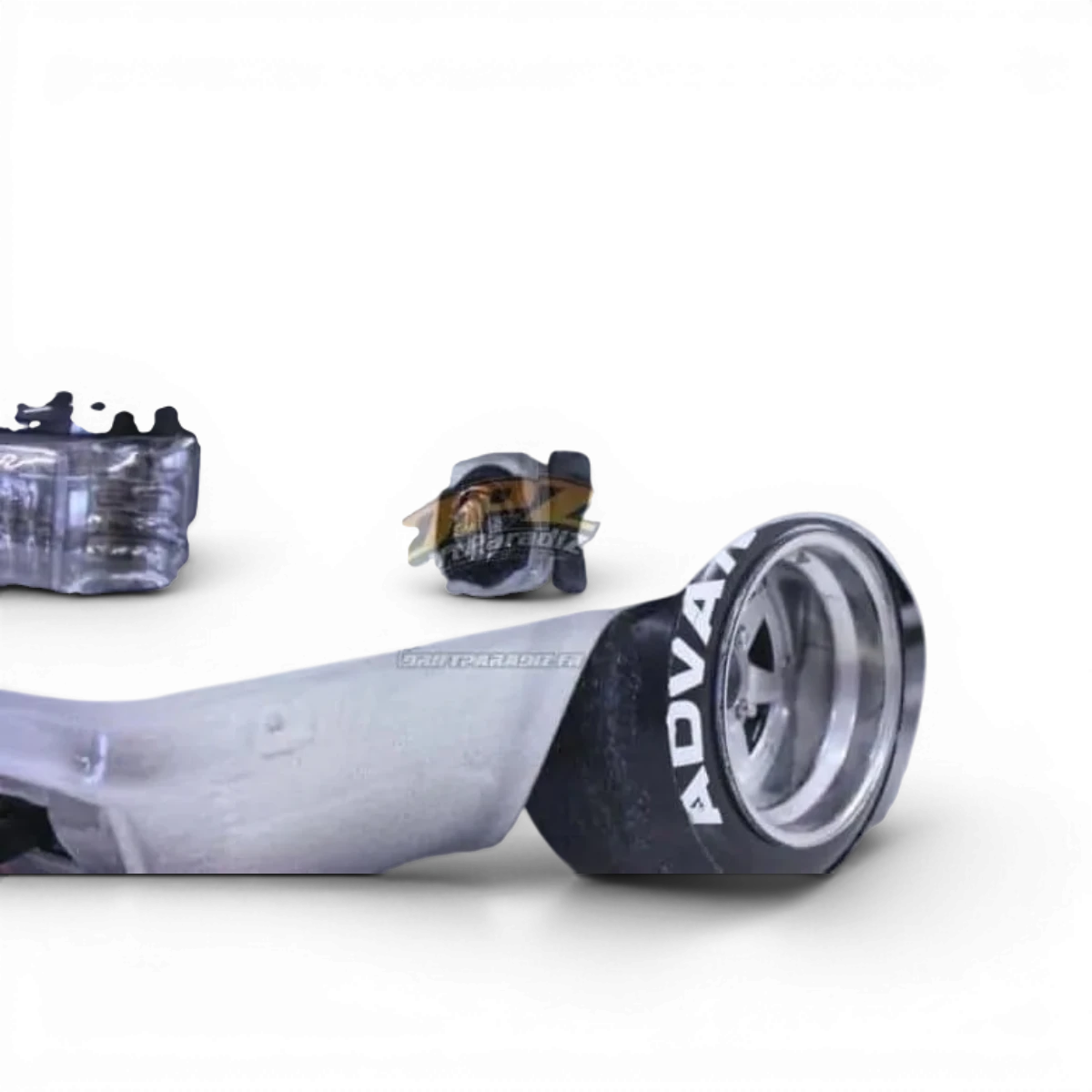Kit intérieur, châssis et moteur apparent pour voiture RC AE86 de Pandora RC, éléments de carrosserie détaillés.