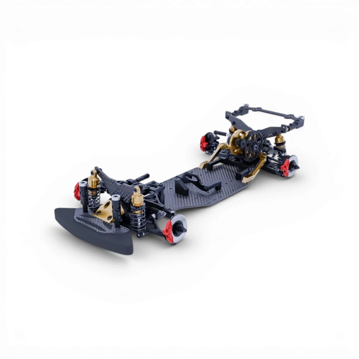 Kit de drift HOBBYTECH Over-D10 1/10ème, comprenant pièces pour voiture RC de drift, visible dans l'image.