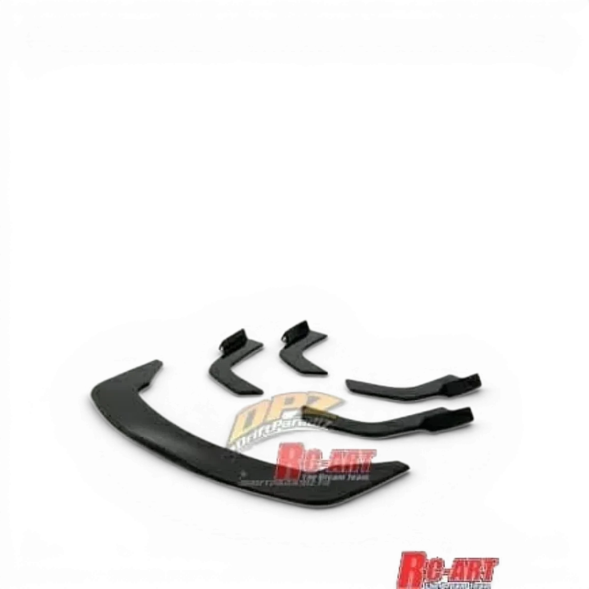 Lames et canards URAS type A pour carrosserie RC Art, composants pour voitures radiocommandées, vue en gros plan
