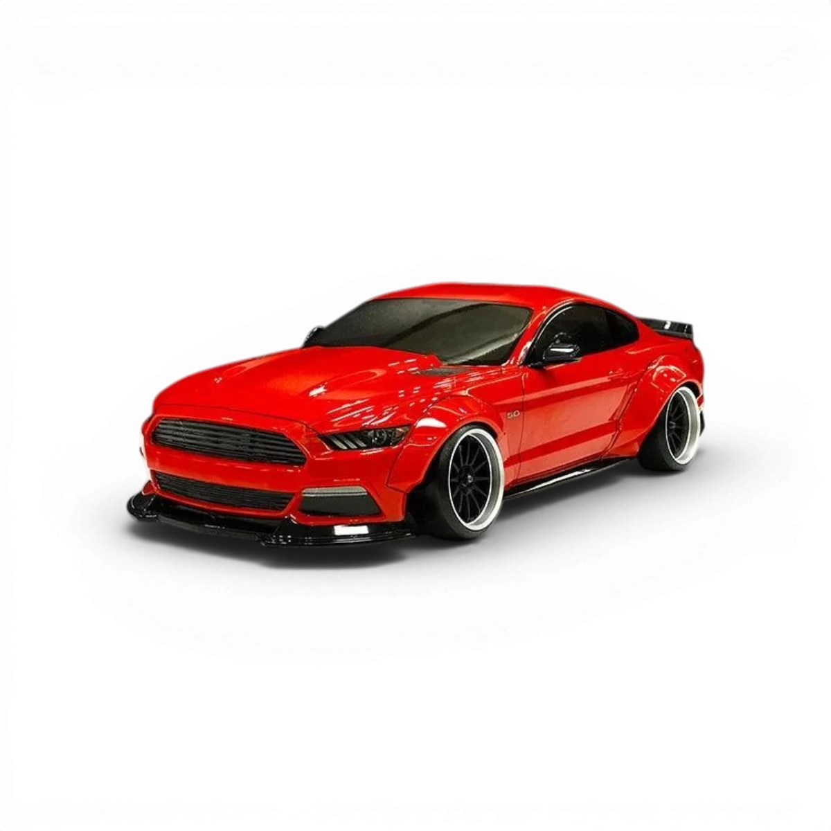 Carrosserie Ford Mustang LB-works de Max Speed Technology, design sportif et détails précis, vue frontale.