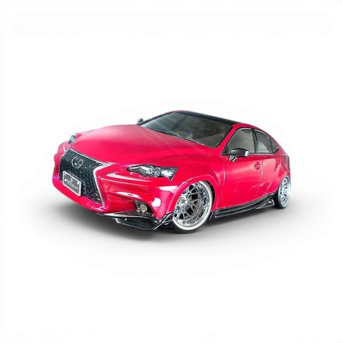 Carrosserie Lexus IS F Sport TRD version en Tetsujin, finition sportive avec détails stylés et aérodynamiques.