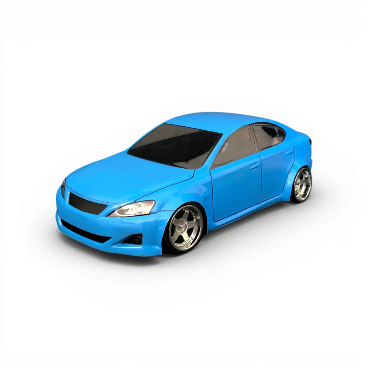 Carrosserie pour Lexus IS350 de la marque Aplastics RC, finition détaillée en plastique pour voiture télécommandée.
