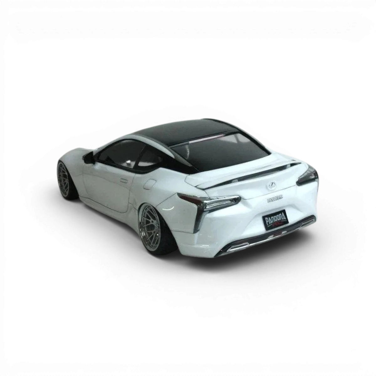 Voiture de carrosserie Lexus LC Pandora RC, modèle réduit en détail, avec design élégant et finition réaliste.