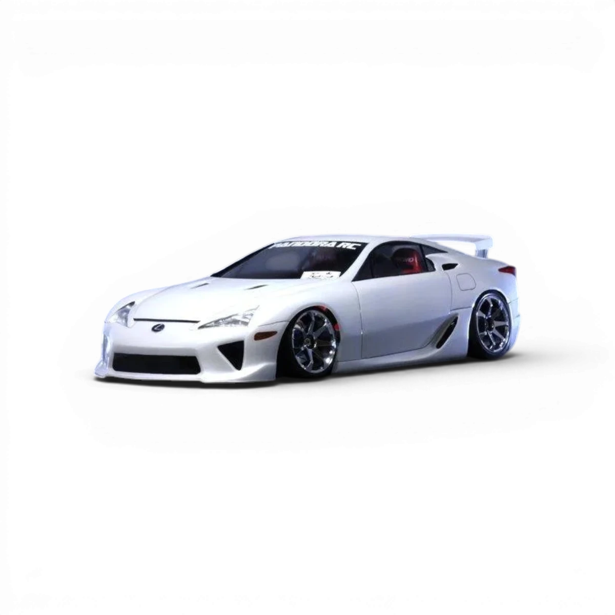 Modèle de voiture Lexus LFA Pandora RC, carrosserie détaillée avec design élégant et finition réaliste.