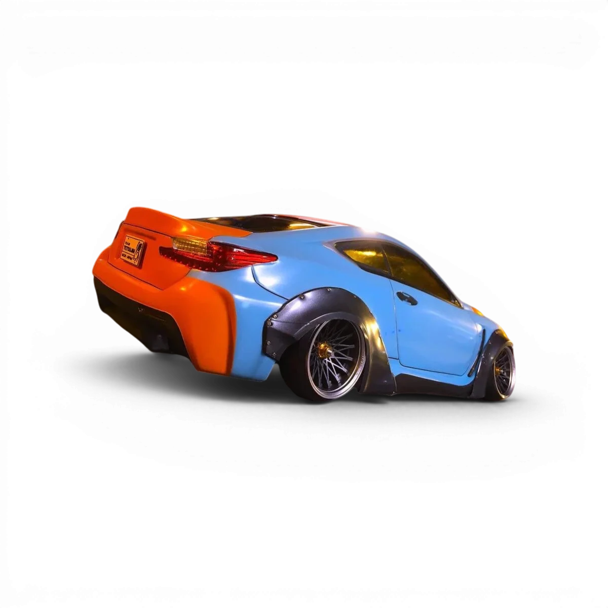 Carrosserie Tetsujin pour Lexus RC F, vue de face avec détails de la carrosserie sportive et finition de haute qualité.