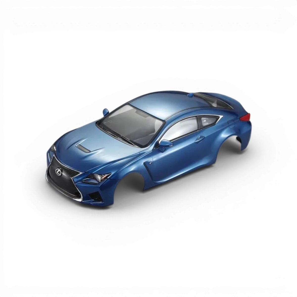 Karoserie Lexus RCF od Killer Body, elegantní provedení, viditelná s detaily sportovní karoserie a kvalitním zpracováním.