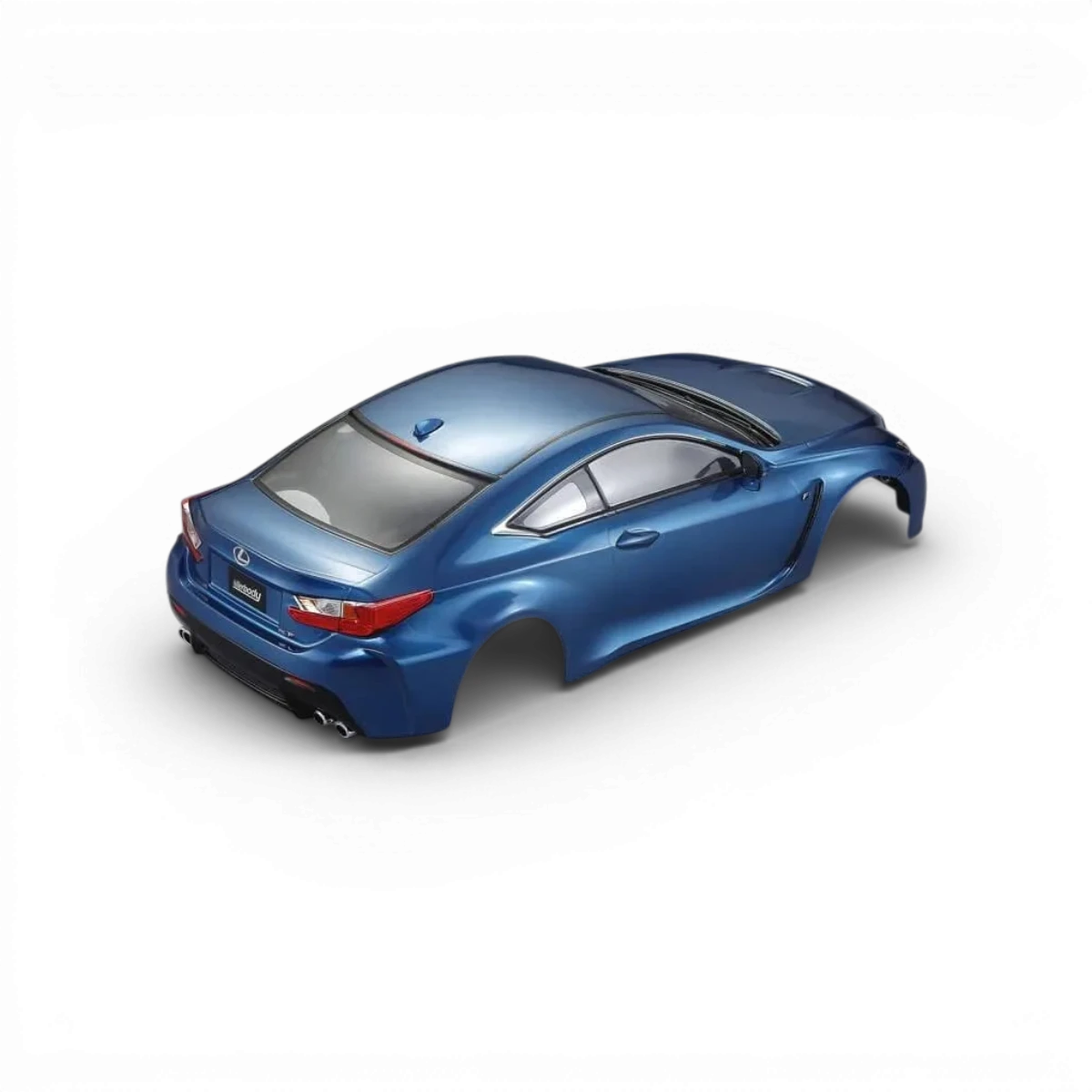 Karoserie Lexus RCF Killer Body, detailní provedení, boční pohled ukazující sportovní design a detaily karoserie.