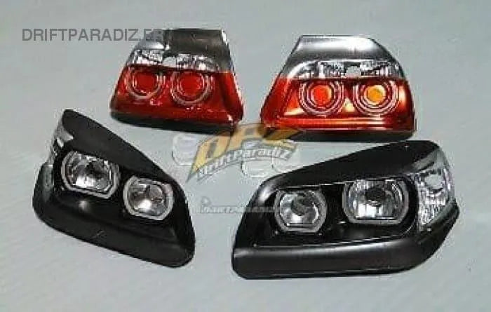 Seau lumineux Chaser Yokomo pour personnalisation, fabriqué par D-magic JP, avec design en plastique noir et LED intégrée.