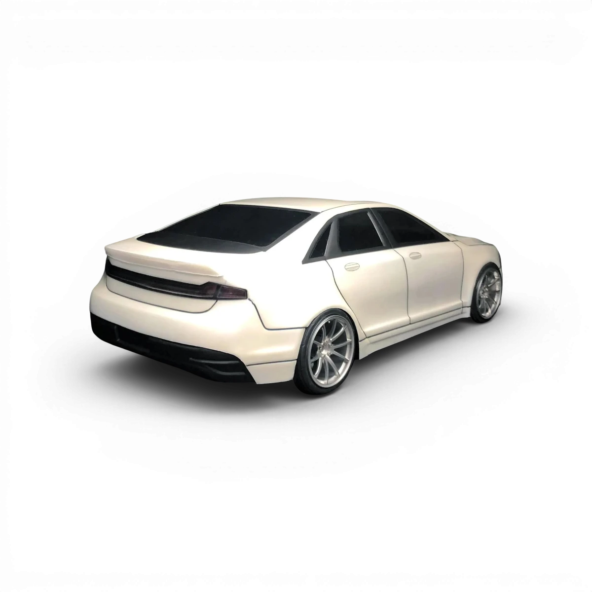 Carrosserie pour Lincoln MKZ 2018, modèle RC de la marque Aplastics RC, vue en gros plan.