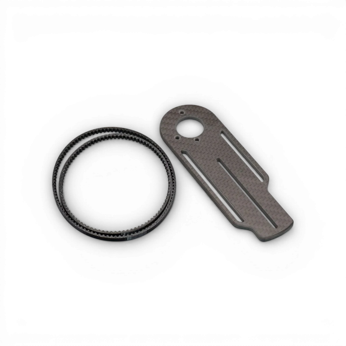 Plaque de conversion longue pour Futaba 4PX et 7PX, marque KaizenRC, avec détails visibles sur la pièce de modification.