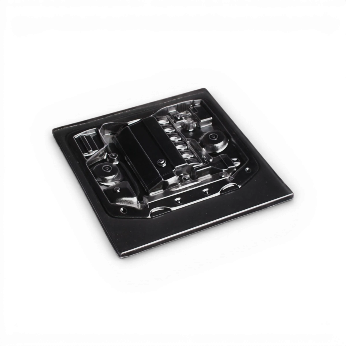 Baie moteur M52 pour carrosserie RC Aplastics RC, pièce de rechange durable pour modèles de drift.