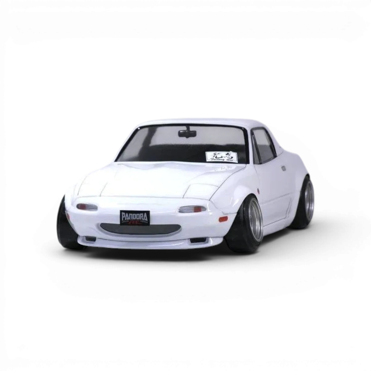 Modèle de voiture Mazda MX-5 NA Eunos Roadster Pandora RC, carrosserie radiocommandée avec détails réalistes.