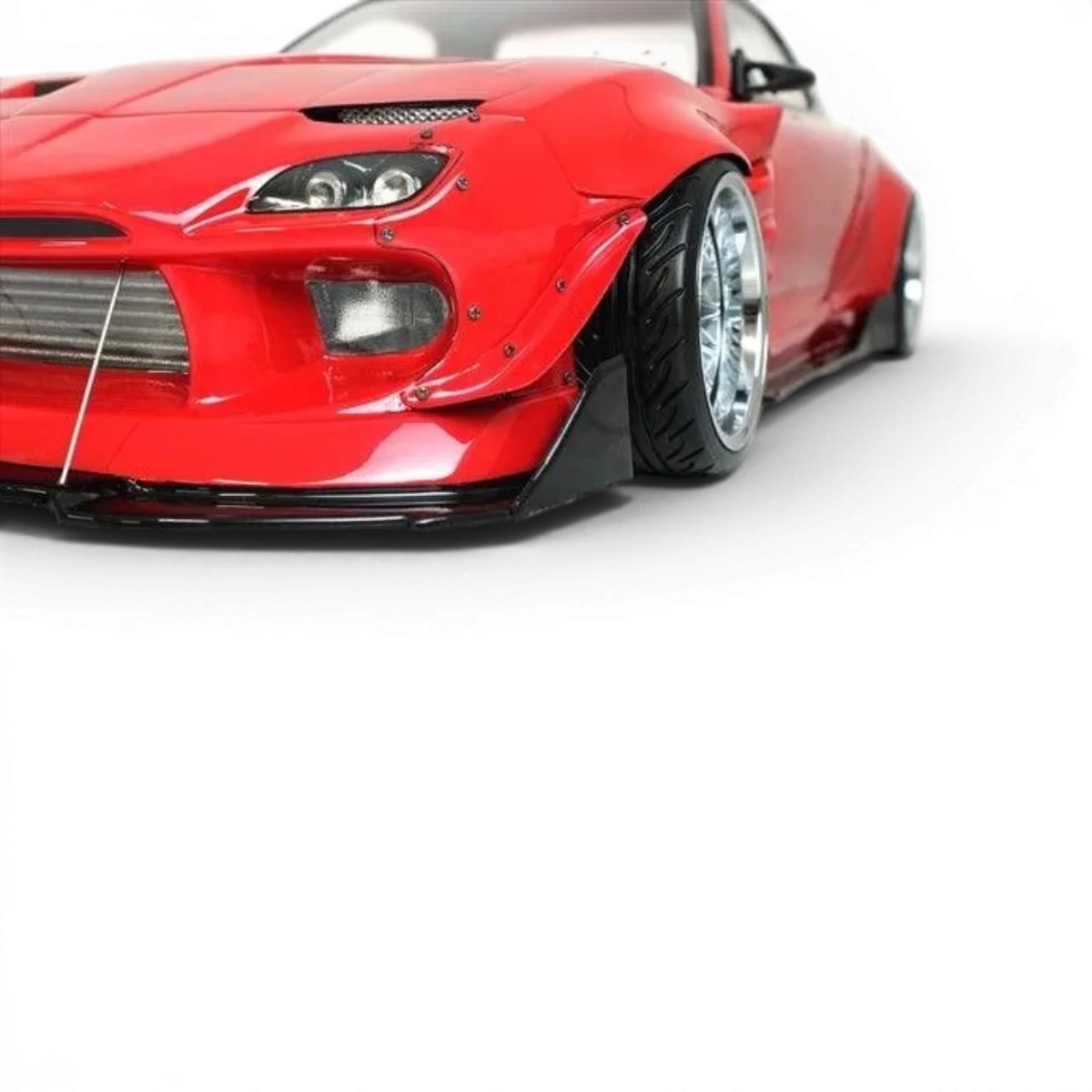 Carrosserie Mazda RX-7 FD3S BN Sports Pandora RC pour modèle réduit, détails visibles en plastique et design précis.