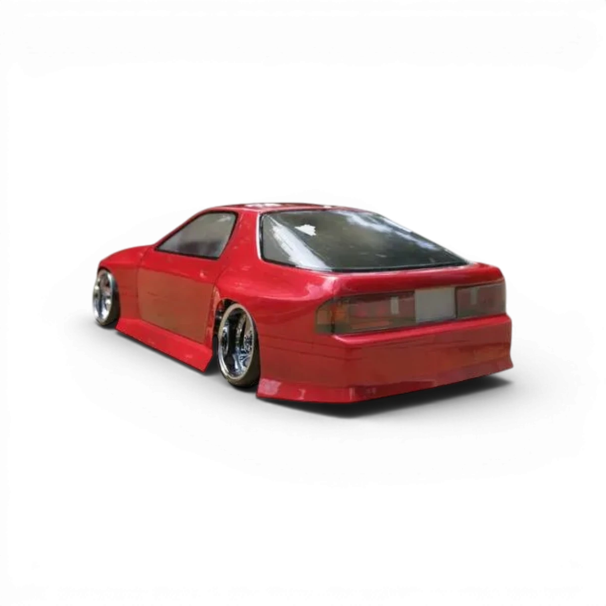Carrosserie Mazda RX7 FC3S Topline pour modèle de drift, montrant la finition et le design aérodynamique.