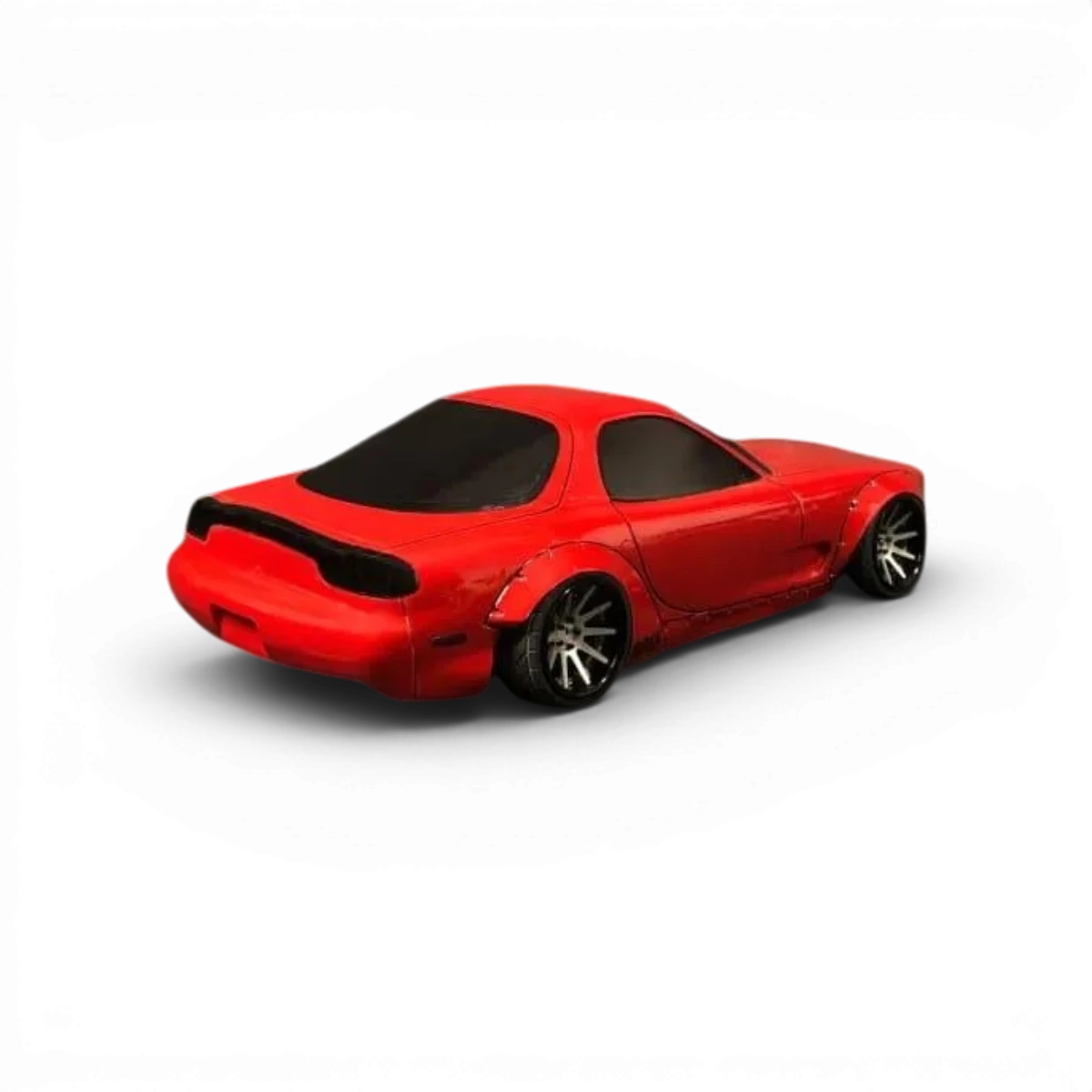 Carrosserie Mazda RX7 FD3s Boss pour RC Aplastics, finition détaillée et design réaliste, adaptée pour voitures télécommandées.