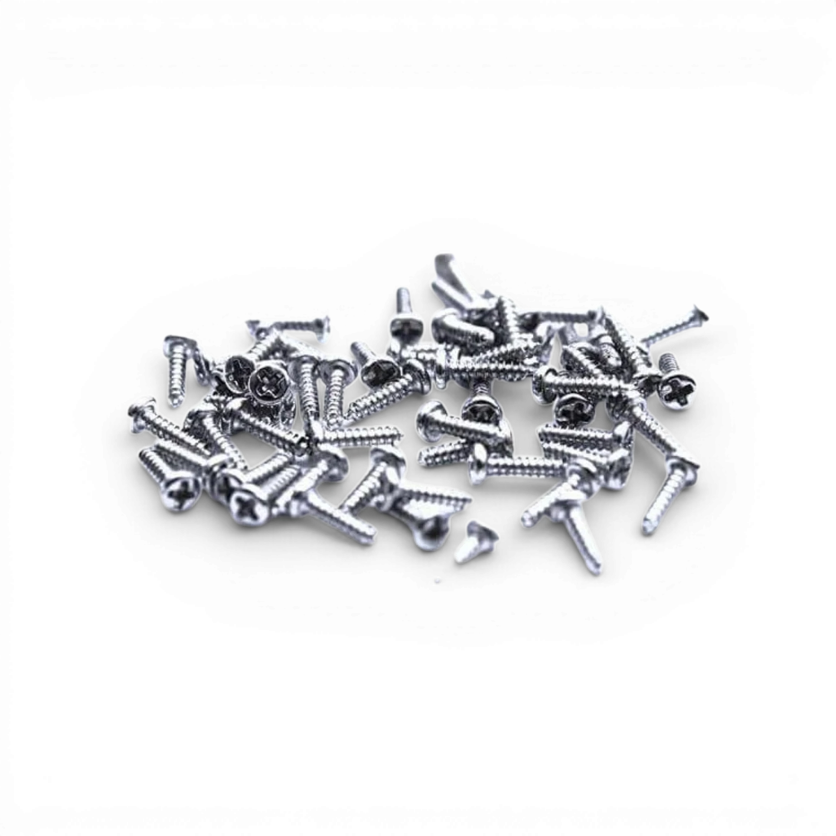 Vis micro M1.2x6mm de la marque Src Sideways RC, lot de 50 petites vis pour customization, visibles sur l'image.