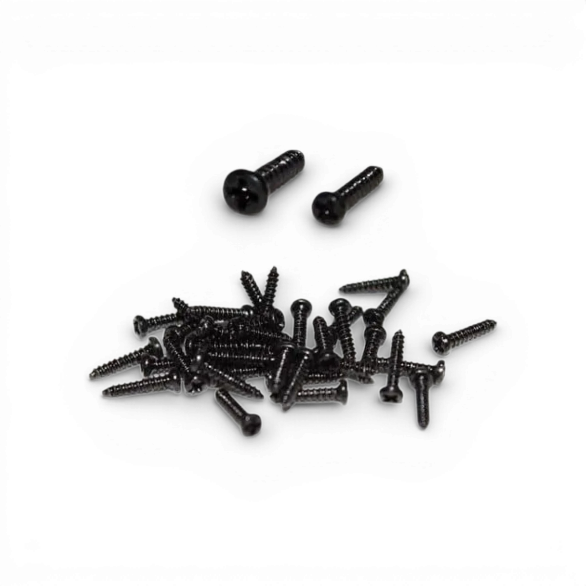 Jeu de 50 micro vis M1x6mm colorées pour customisation, marque Src Sideways RC, visible en détail.