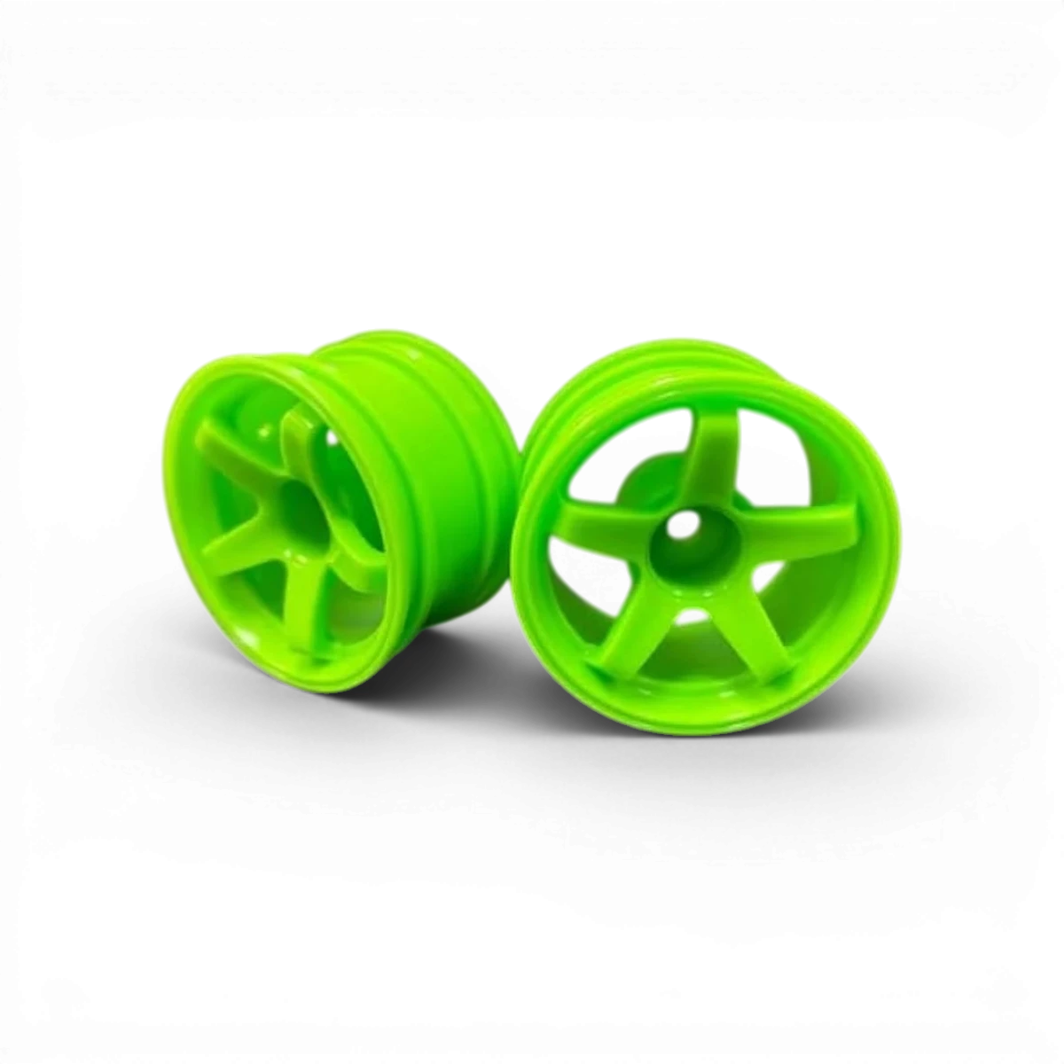 Roue MINI NMODEL VER.3 OFFSET8 Vertes de la marque Topline, vue de face avec détails de la jante.