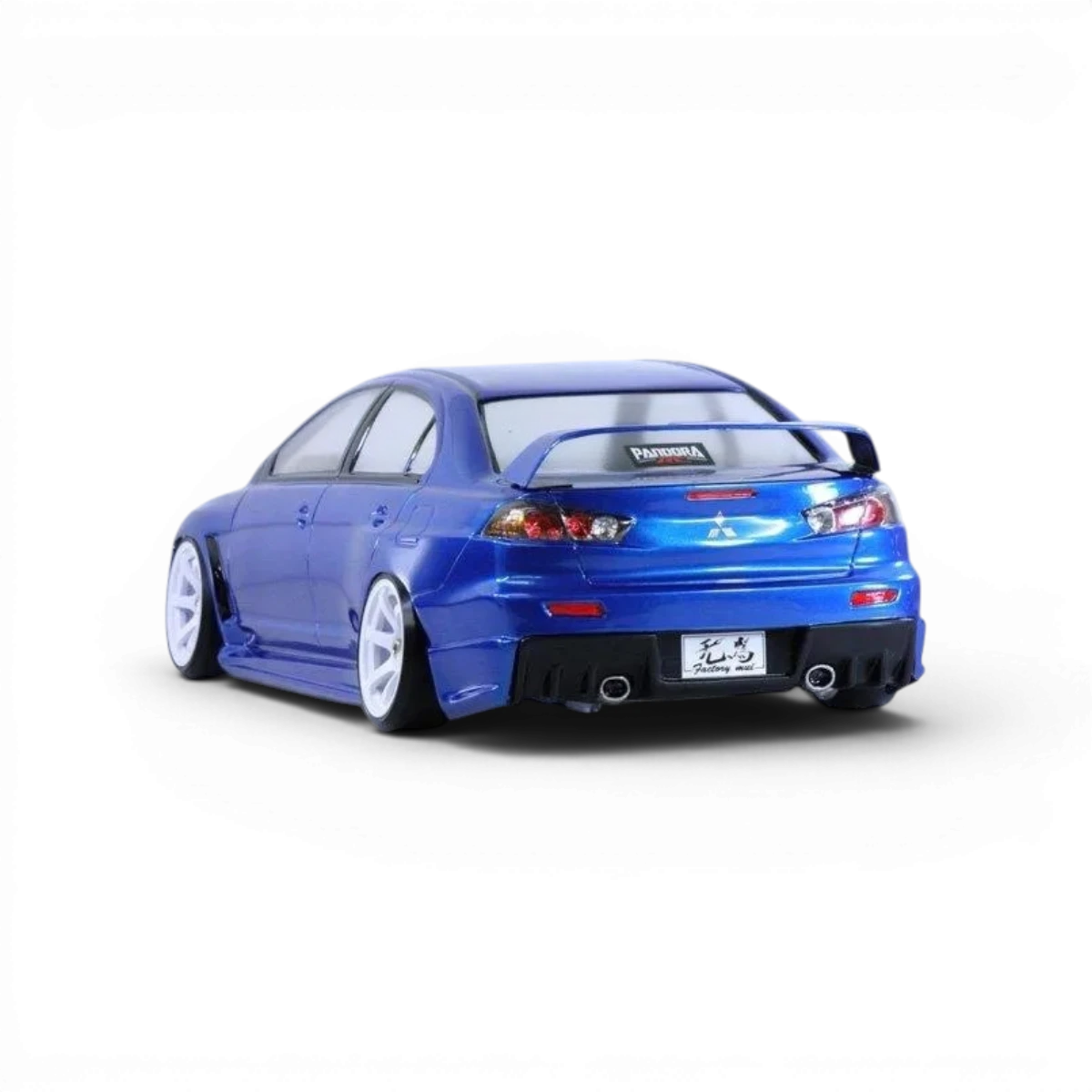 Carrosserie pour Mitsubishi Lancer Evo X Pandora RC, modèle drift par parfait détail et design réaliste.
