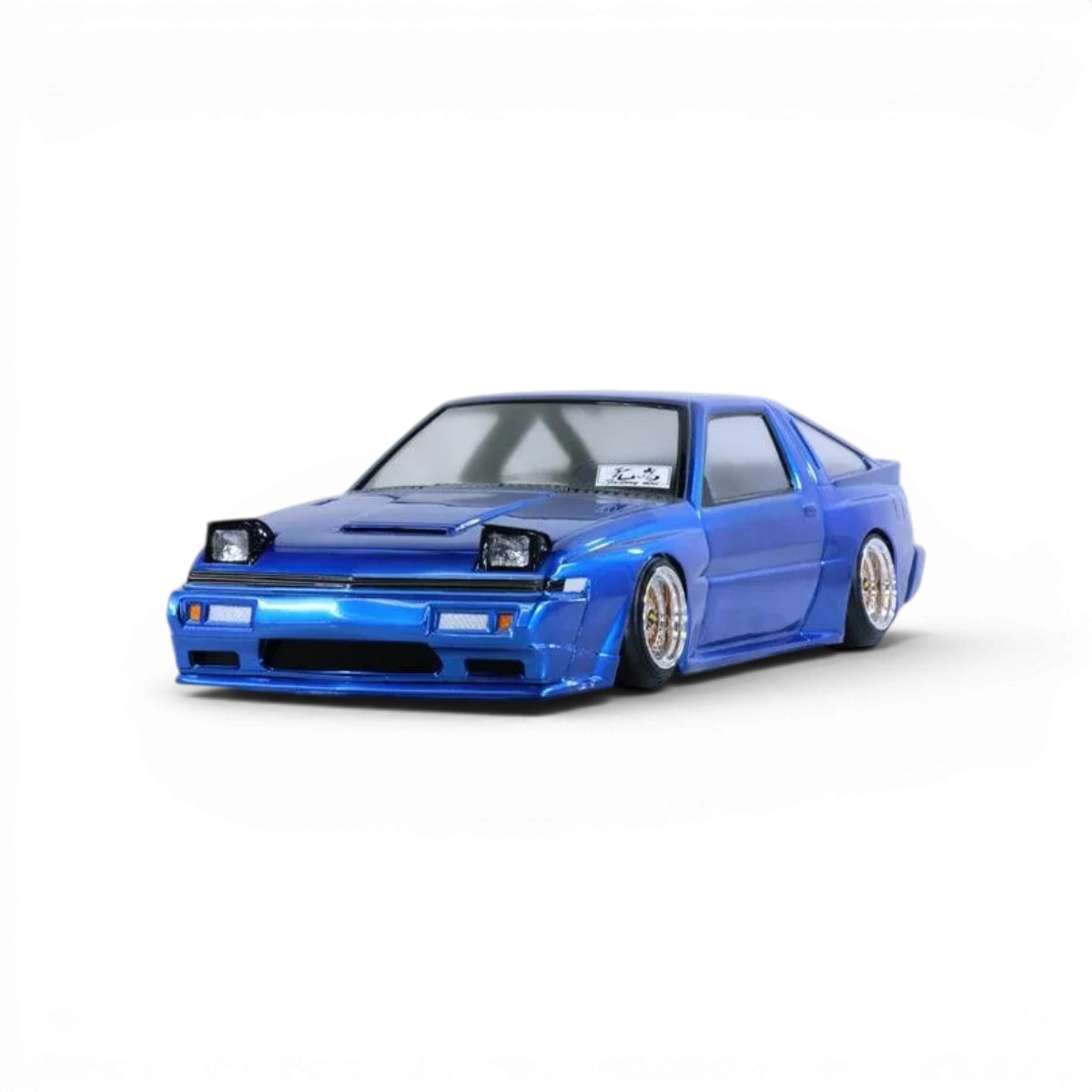 Carrosserie Mitsubishi STARION Pandora RC, modèle pour voiture télécommandée, avec détails de la carrosserie et design réaliste.