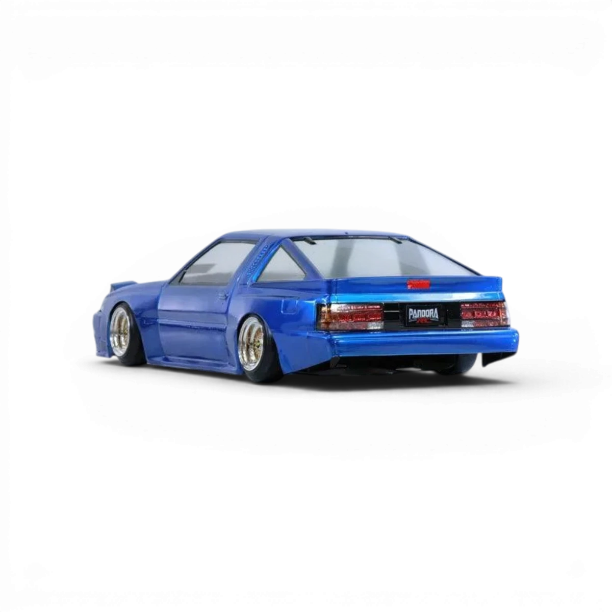 Carrosserie Mitsubishi STARION Pandora RC, design détaillé pour voitures télécommandées, visible en image.