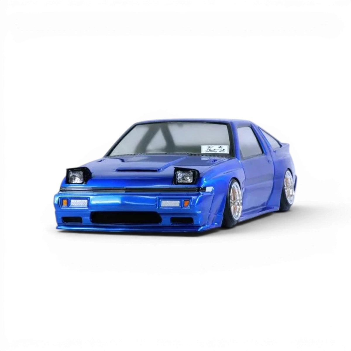 Carrosserie Mitsubishi Starion Pandora RC, modèle réduit de voiture de drift, avec détails précis et finition réaliste.
