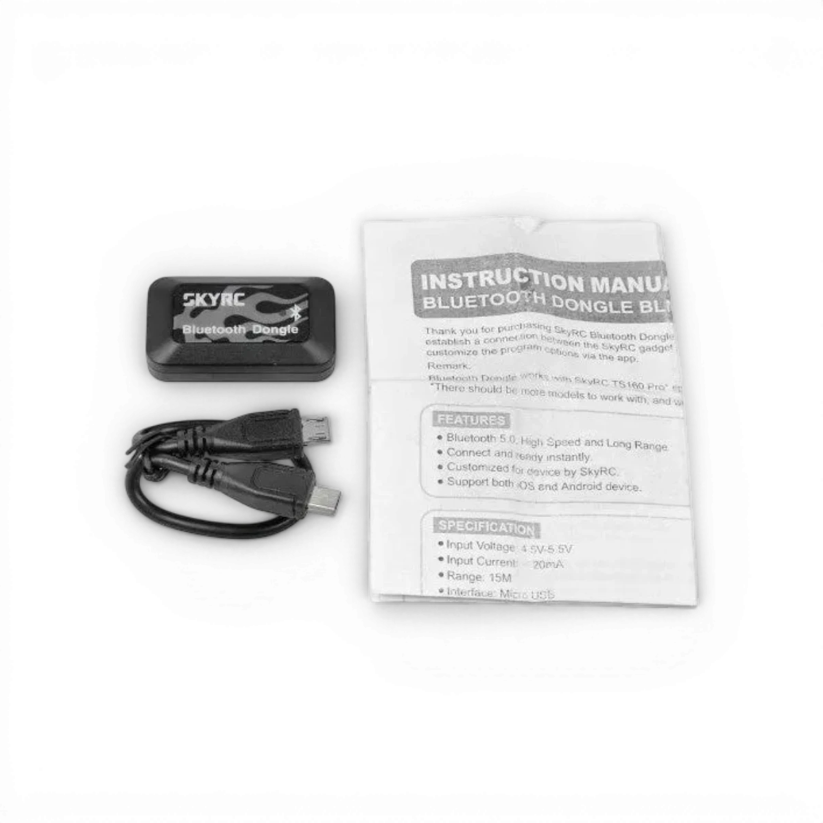Module dongle Bluetooth V2 de SkyRC, appareil électronique compact avec connectivité sans fil pour drone et modélisme.