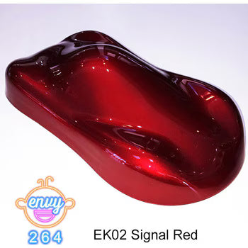 Peinture aérographe Show UP ENVY Kandy Signal Red 50 g, flacon de peinture rouge vif pour art aérien.