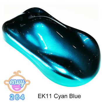 Peinture aérographe Show UP Envy Bleu Cyan 50 g, peinture en spray pour art et modélisme, image montrant la peinture en tube.