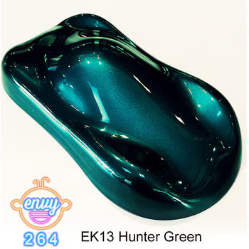 Peinture aérographe Show UP ENVY Vert hunter en pot de 50 g, idéale pour les détails et techniques d'aérographie.