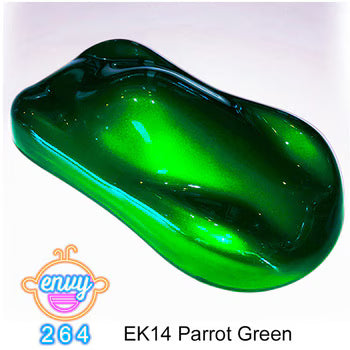 Peinture aérographe Show UP Envy Vert Perroquet 50 g, liquide coloré pour art et modélisme, en flacon.