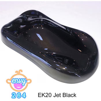 Peinture aérographe noir ENVY Show UP de 50 g, peinture en bombe pour artistiques et modèles, vue en gros plan.
