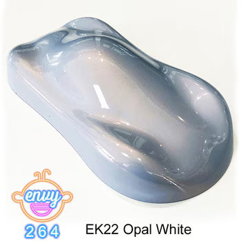Peinture aérographe Show UP ENVY blanc opale 50 g, flacon avec liquide blanc nacré pour art et décoration.