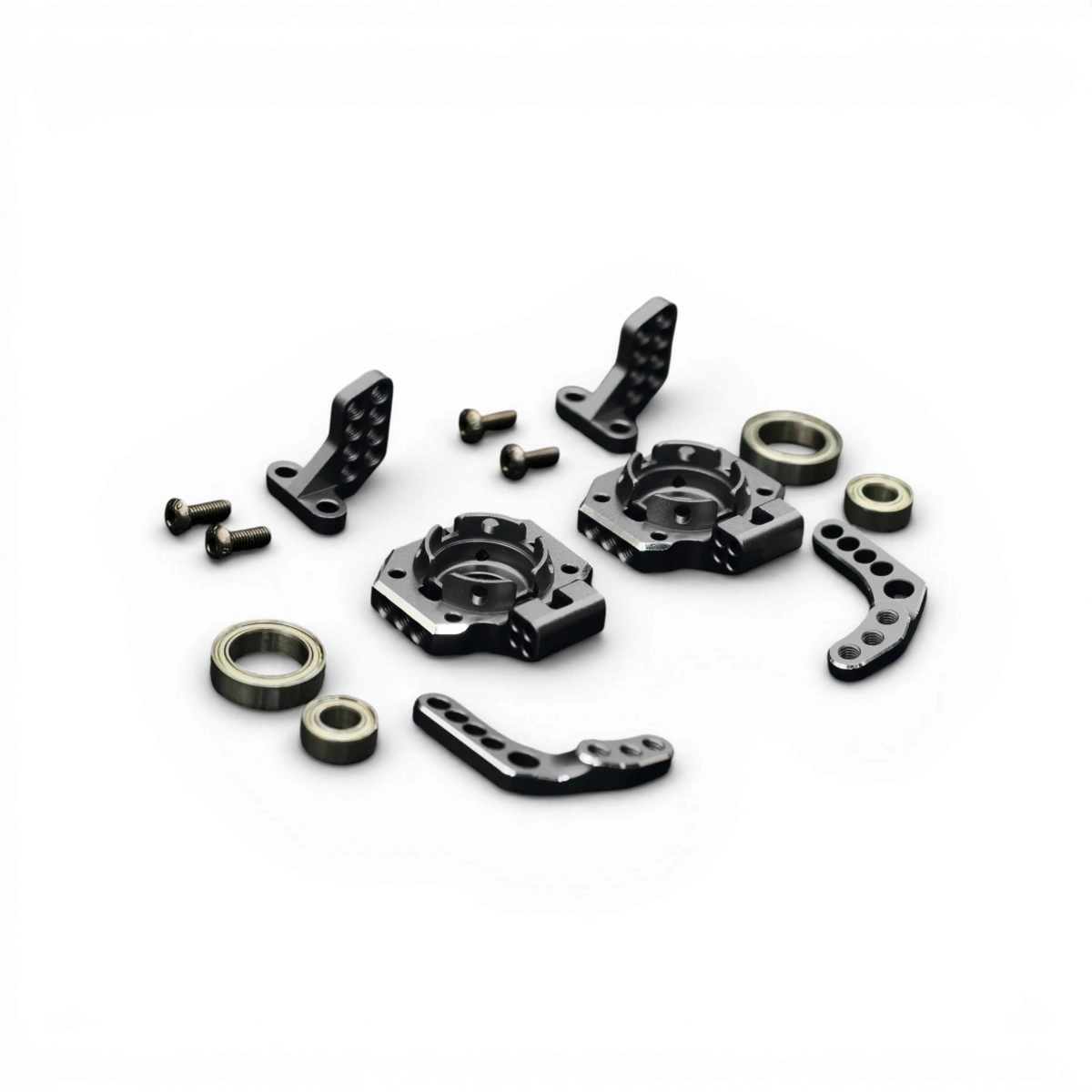 Moyeu arrière en aluminium SR Series de RhinoRacing, design léger et robuste pour vélo de haute performance.