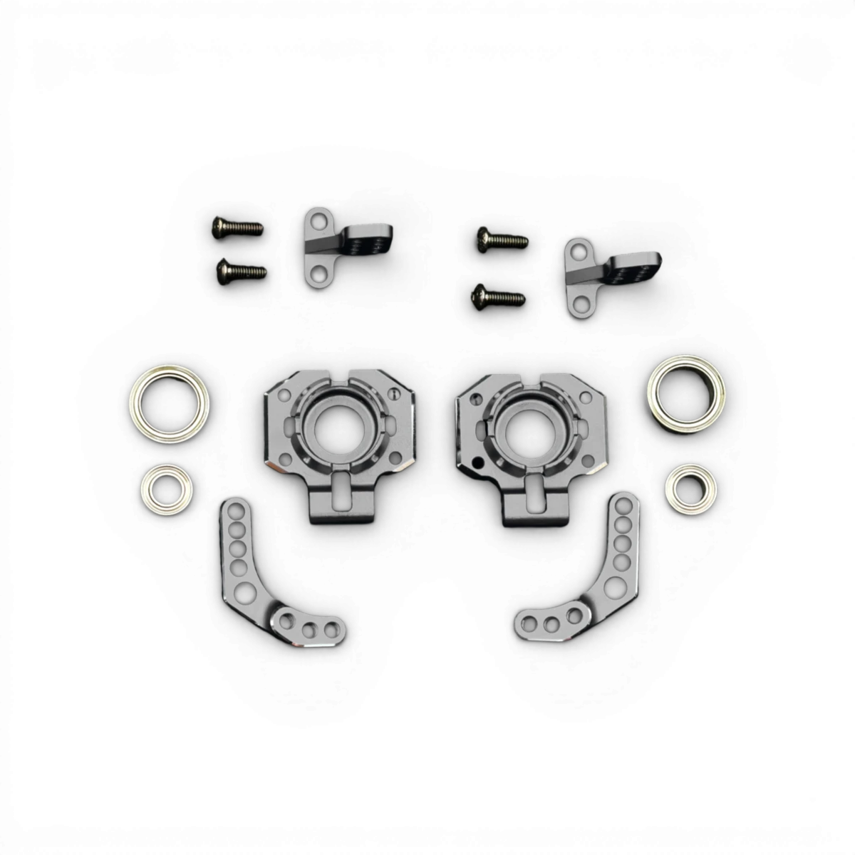 Moyeu arrière en aluminium SR Series de RhinoRacing, résistant et léger, pour vélo de course ou VTT.