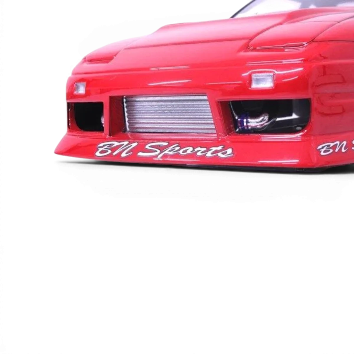 Carrosserie Nissan 180SX BN Sports pour modèle réduit Pandora RC, finition détaillée et design réaliste.