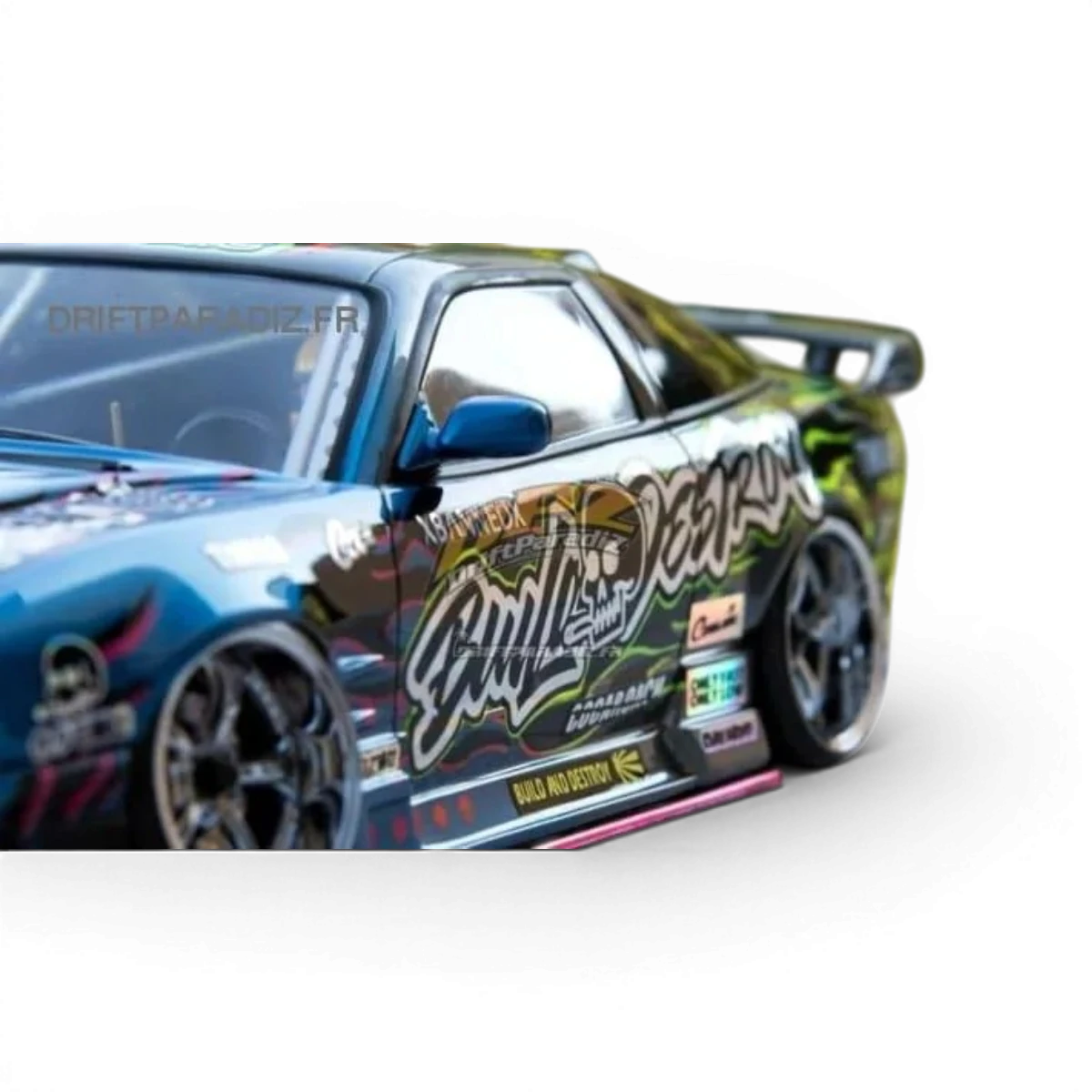 Carrosserie Nissan 180SX Pandora RC ORIGIN Labo, détail réaliste, design précis pour voiture télécommandée.
