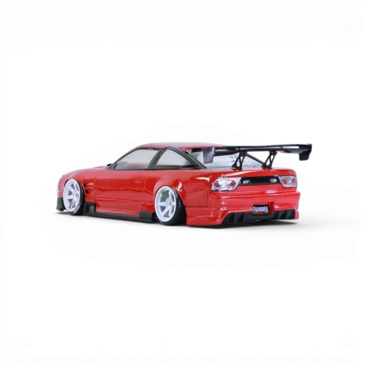 Carrosserie Nissan 180SX Pandora RC ORIGIN Labo, détails réalistes pour voiture radiocommandée, finition précise et design sportif