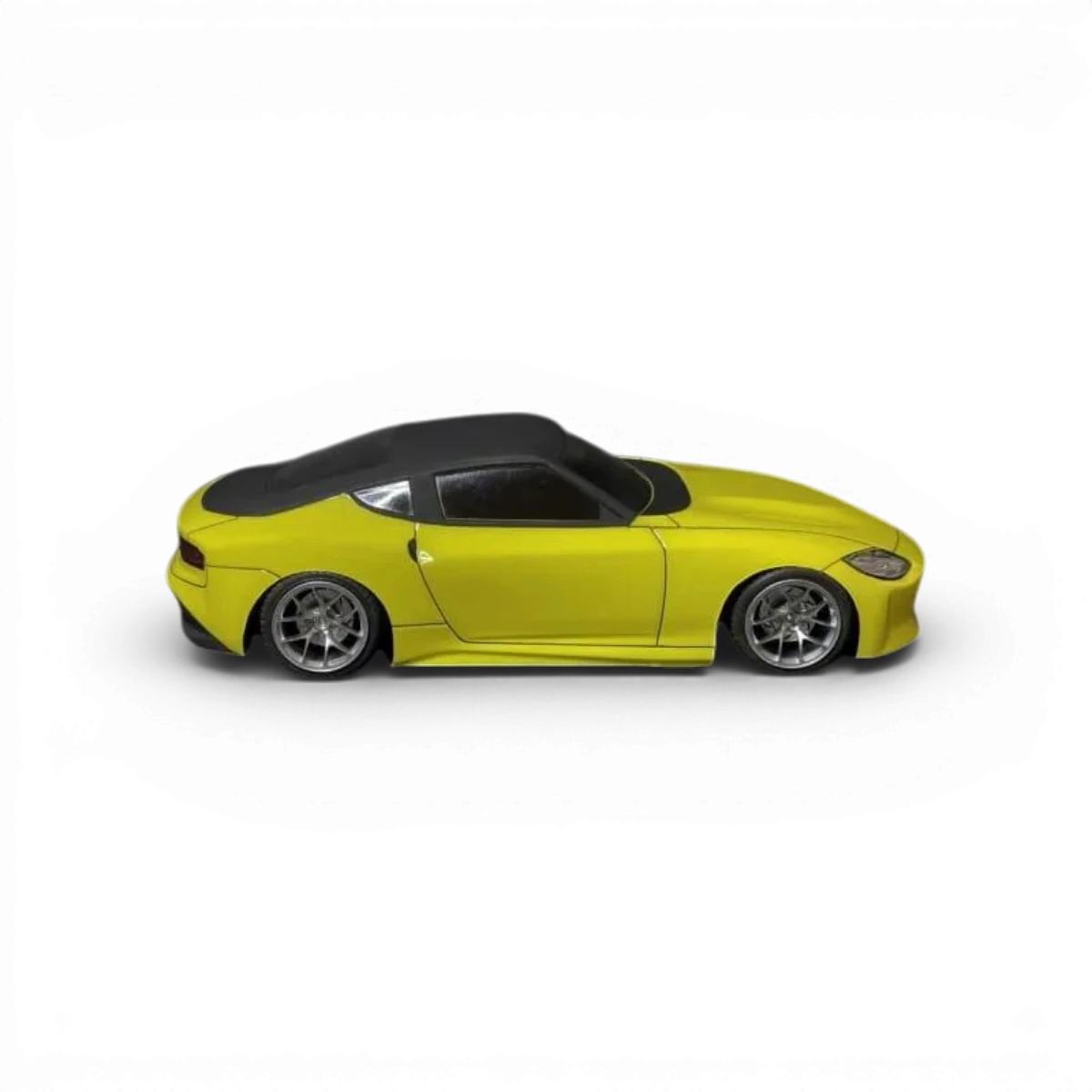 Carrosserie pour Nissan 400z de la marque Aplastics RC, en plastique, vue détaillée de l'extérieur.
