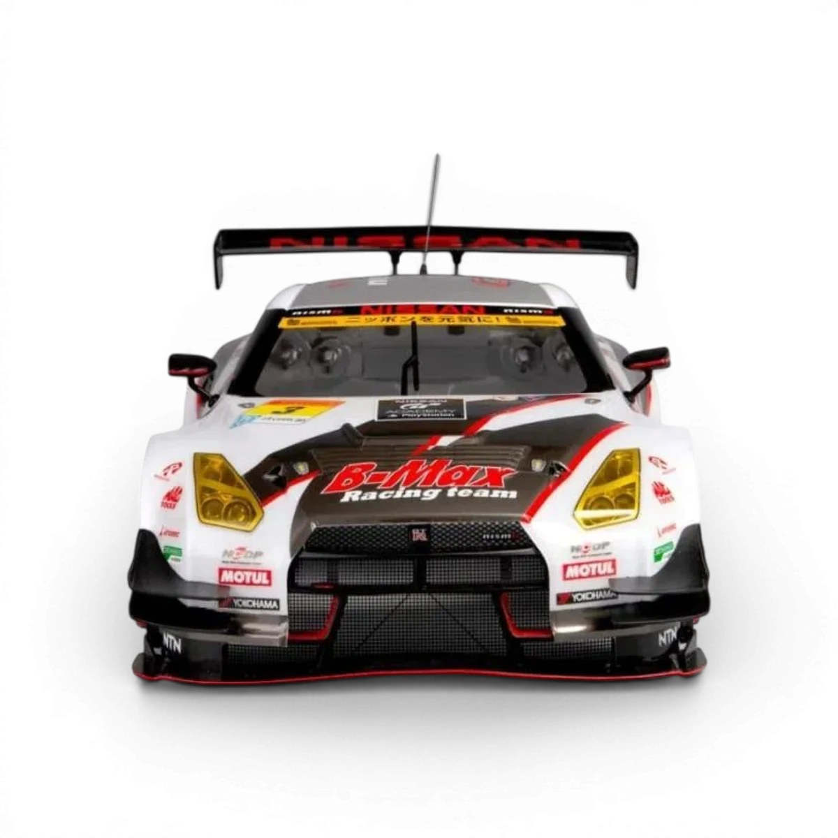 Carrosserie peinte pour Nissan B-MAX NDDP GT-R de Killer Body, finition détaillée, vue de face sur fond blanc.