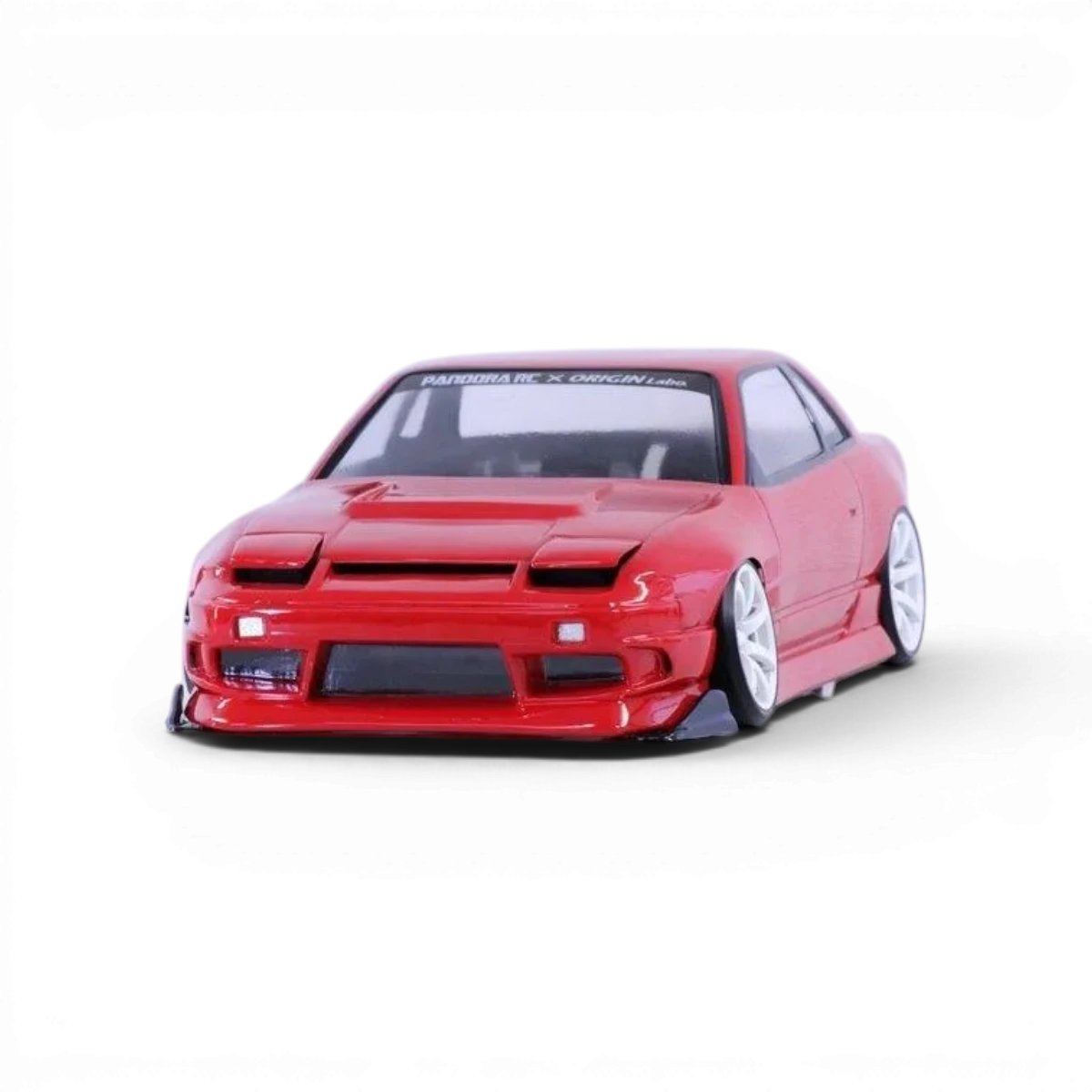 Carrosserie Nissan 240SX One-via pour voiture radiocommandée Pandora RC, modèle ORIGIN Labo, vue détaillée.