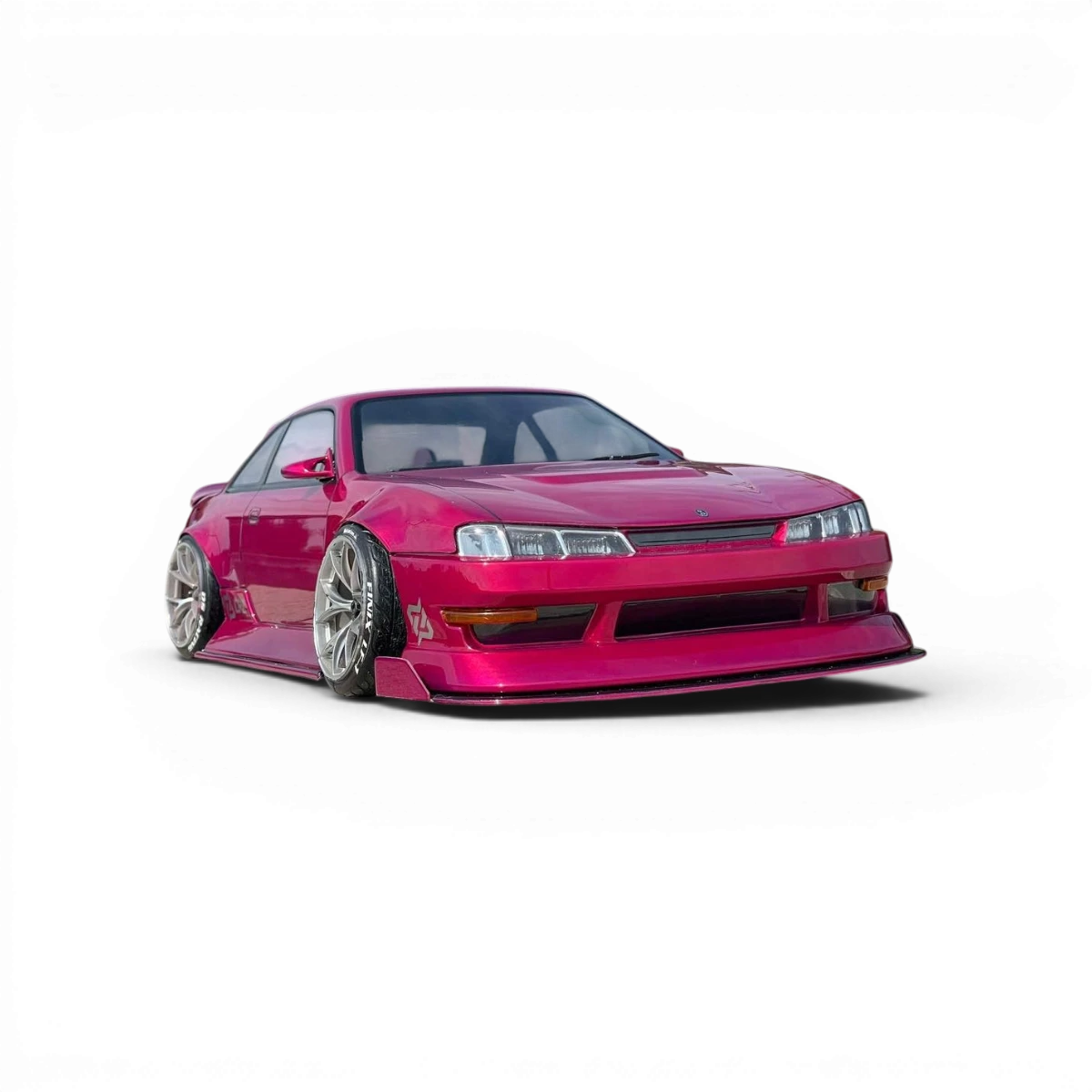 Carrosserie Nissan S14 de la marque Addiction RC Design, détail de la finition et du design pour voiture RC.