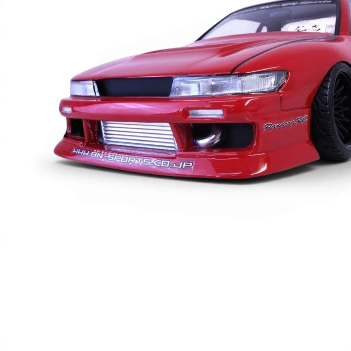 Carrosserie Nissan Silvia S13 BN Sports de Pandora RC, détail de la carrosserie pour voiture télécommandée.