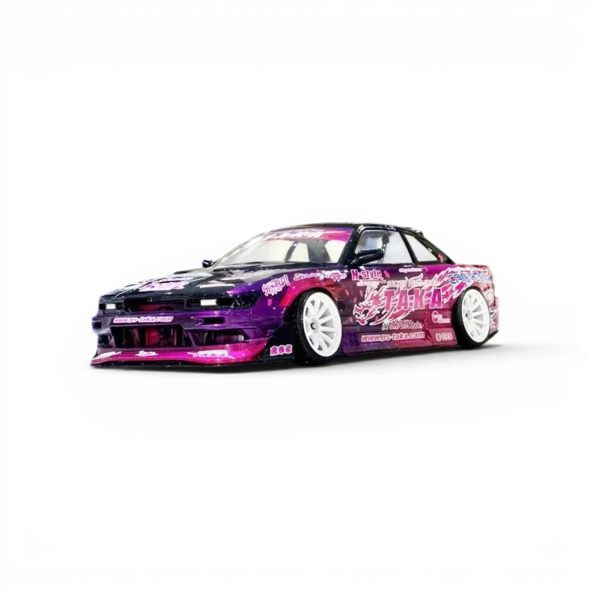 NISSAN SILVIA S13 Origin Lab + déco Fujio 2023 - ADDICTION - DriftParadiZ