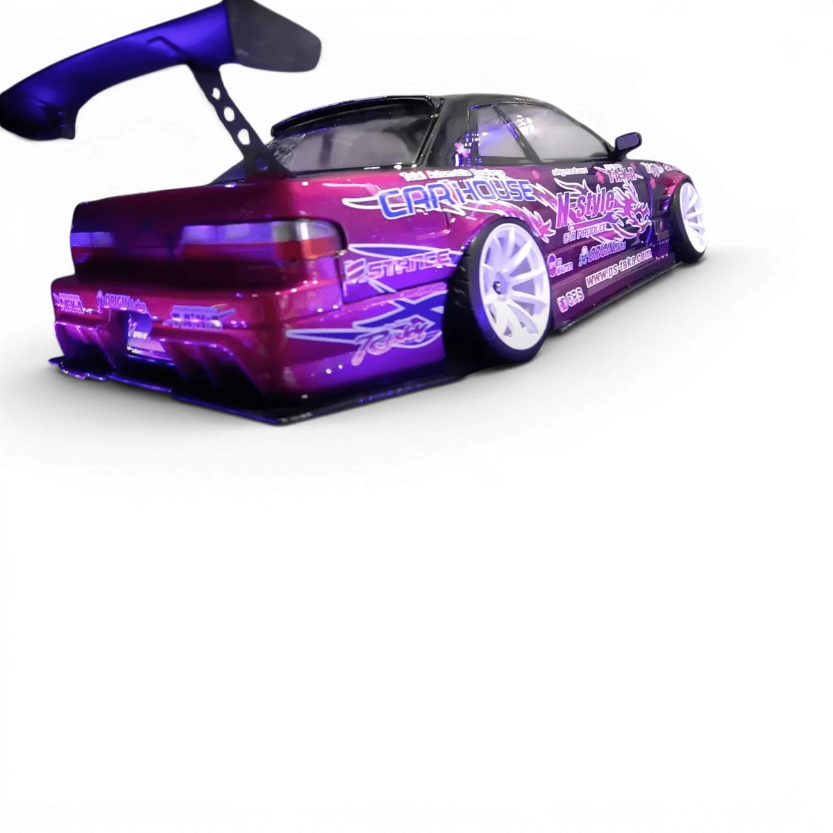 NISSAN SILVIA S13 Origin Lab + déco Fujio 2023 - ADDICTION - DriftParadiZ