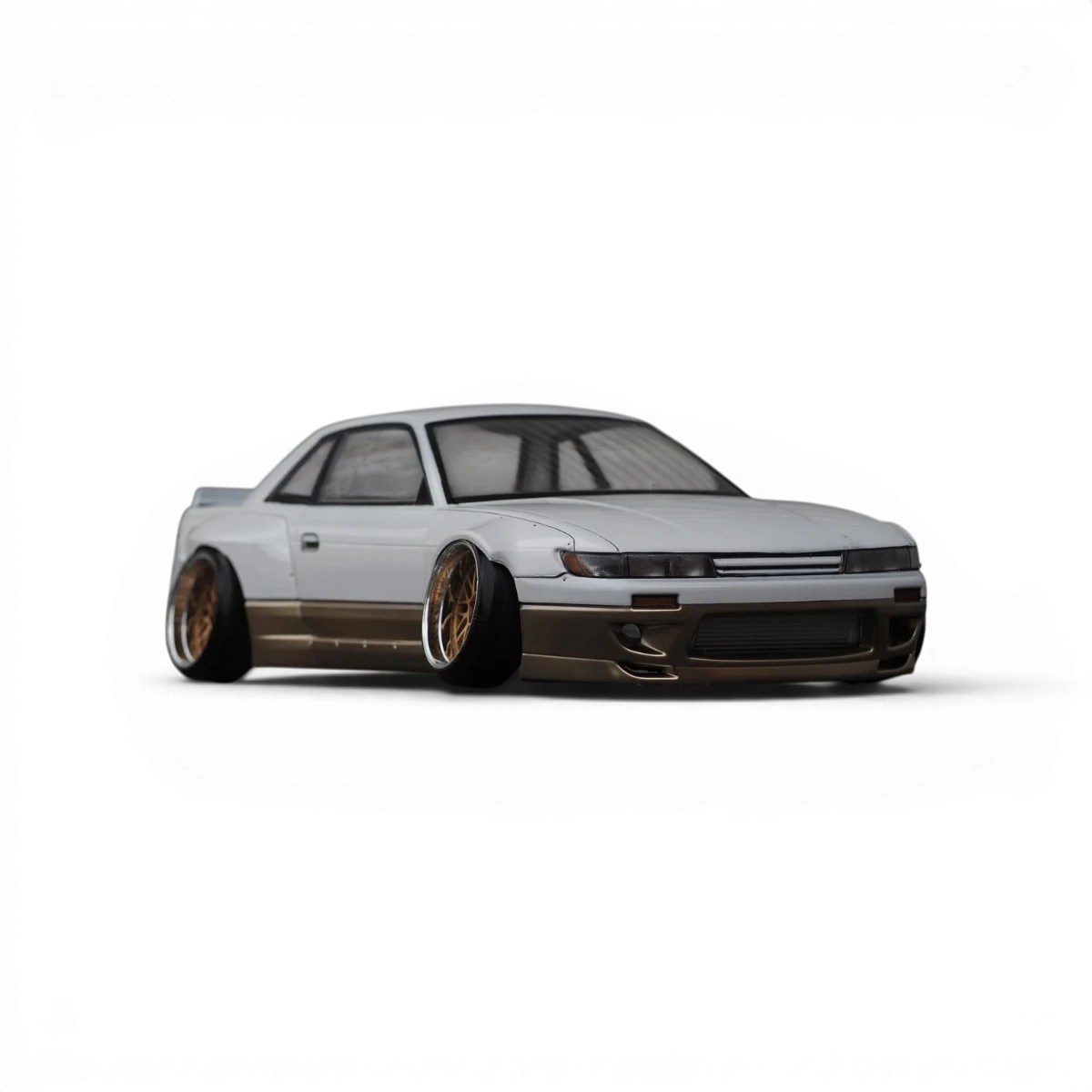 Carrosserie Nissan Silvia S13 Pandem V3 pour RC, marque Addiction RC Design, empattement standard 258mm, finition détaillée.