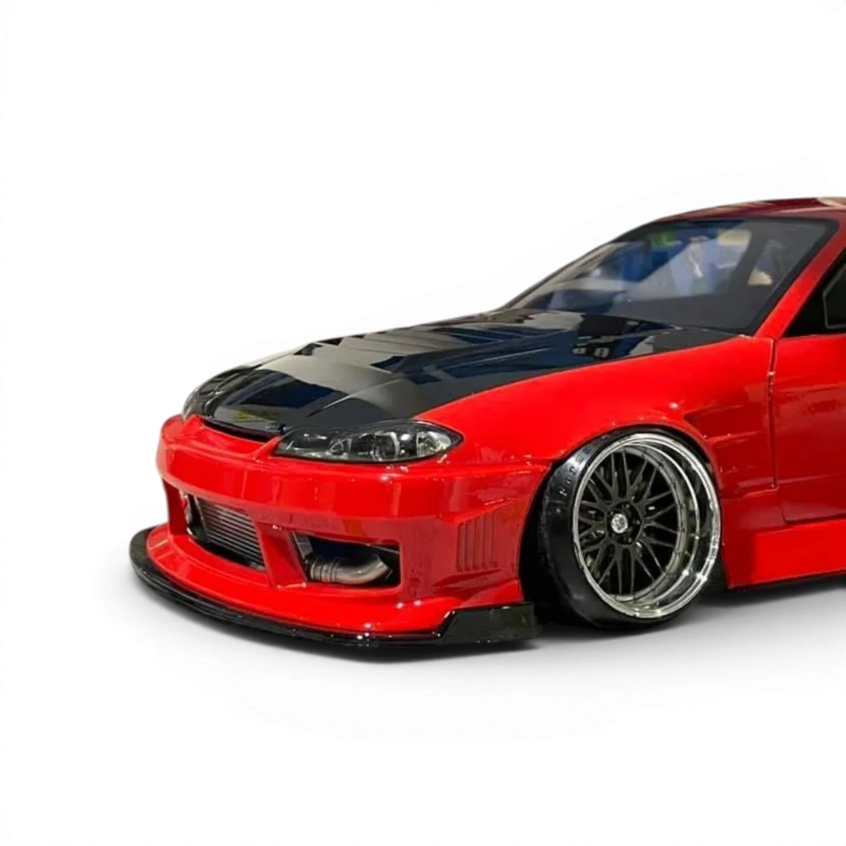 Carrosserie Nissan Silvia S15 Version Naoki 2020 de Addiction RC Design, vue détaillée sur le modèle.