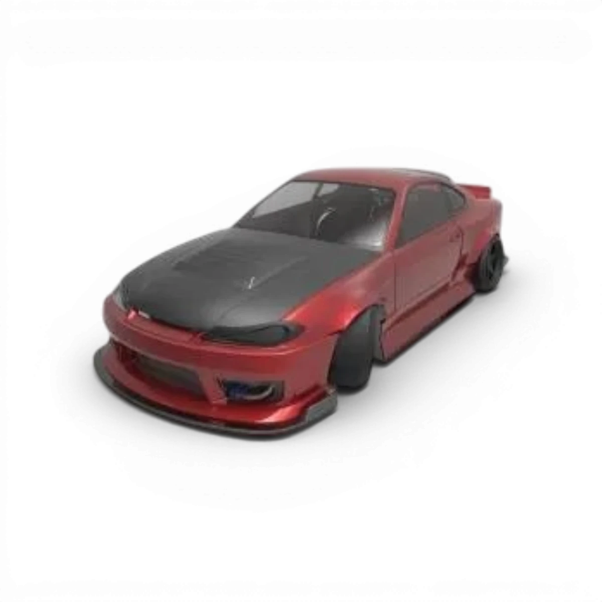 Carrosserie Nissan Silvia S15 Version Naoki 2020 pour modèle RC, marque Addiction RC Design, finition détaillée et réaliste.