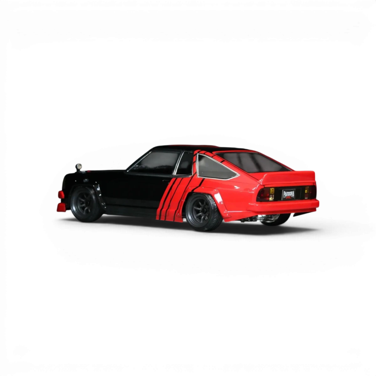 Carrosserie Nissan Sunny B310 N2 Pandora RC, vue détaillée avec logo et design de la carrosserie.